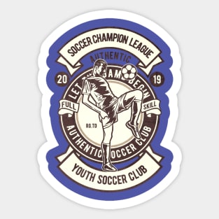 Soccer Champion League Sticker